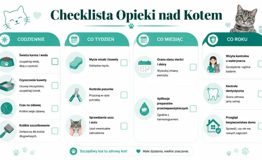 Opieka nad kotem - dom, jedzenie i zdrowie w praktyce