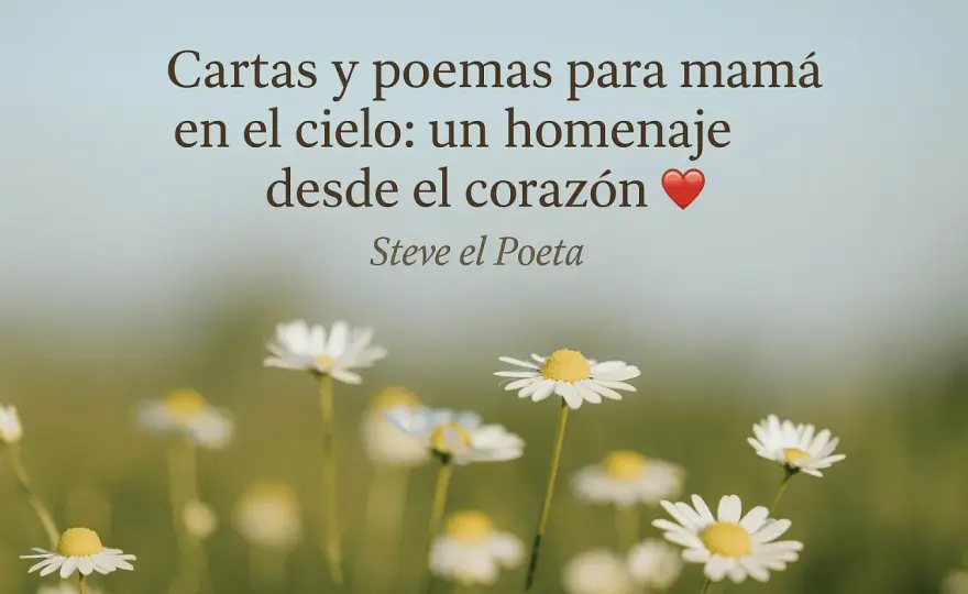 Mensaje a mamá en el cielo - Frases sinceras y emotivas