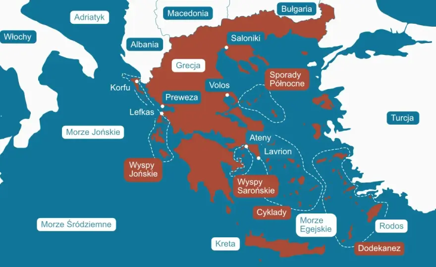 Grecja a ocean: Jakie morza otaczają Helladę?