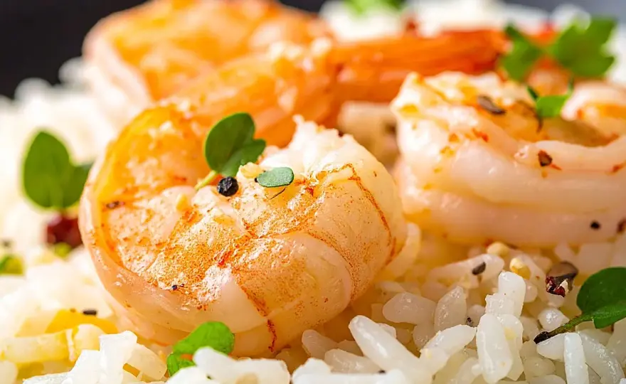 Arroz con gambas y verduras - claves para que quede en su punto
