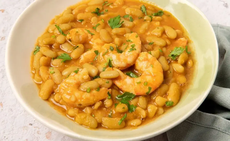 Verdinas con langostinos, receta y trucos para que queden perfectas