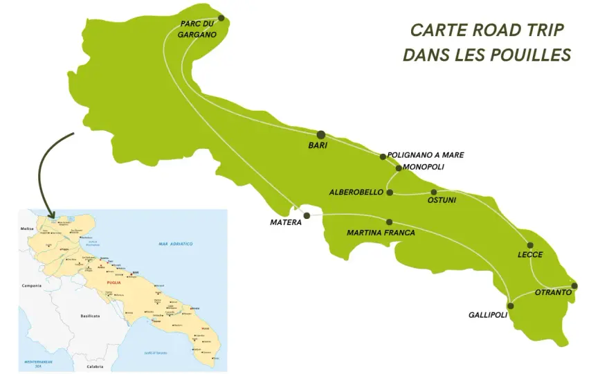 Pouilles en camping-car - L'itinéraire parfait sans stress