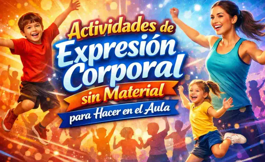 Expresión corporal con ejemplos claros y manualidades creativas