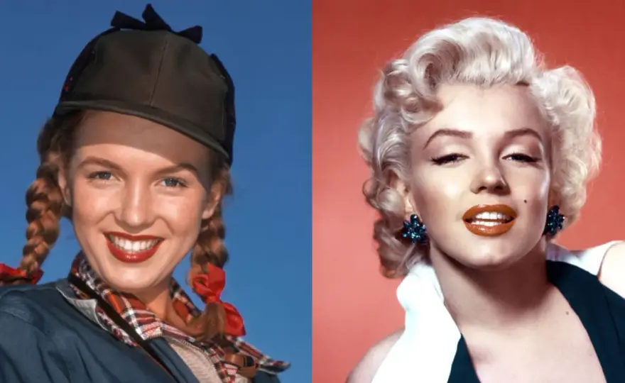 Marilyn Monroe przed operacjami - czy poznałbyś Normę Jeane?