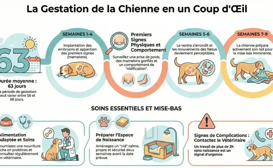 Chien après saillie - Comportement, signes, gestation?