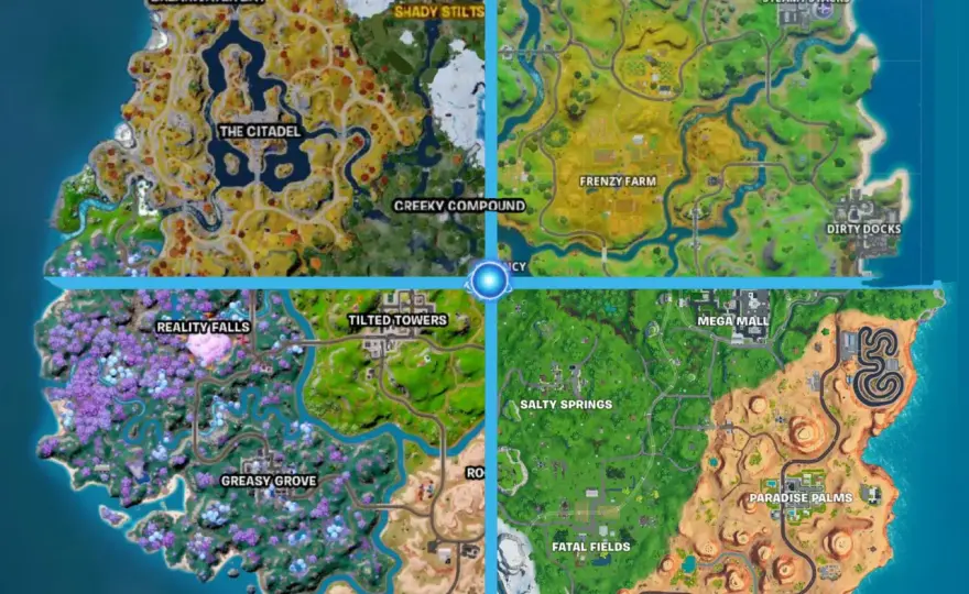 Nowa mapa Fortnite w sezonie 4: co takiego się zmieniło na mapie?