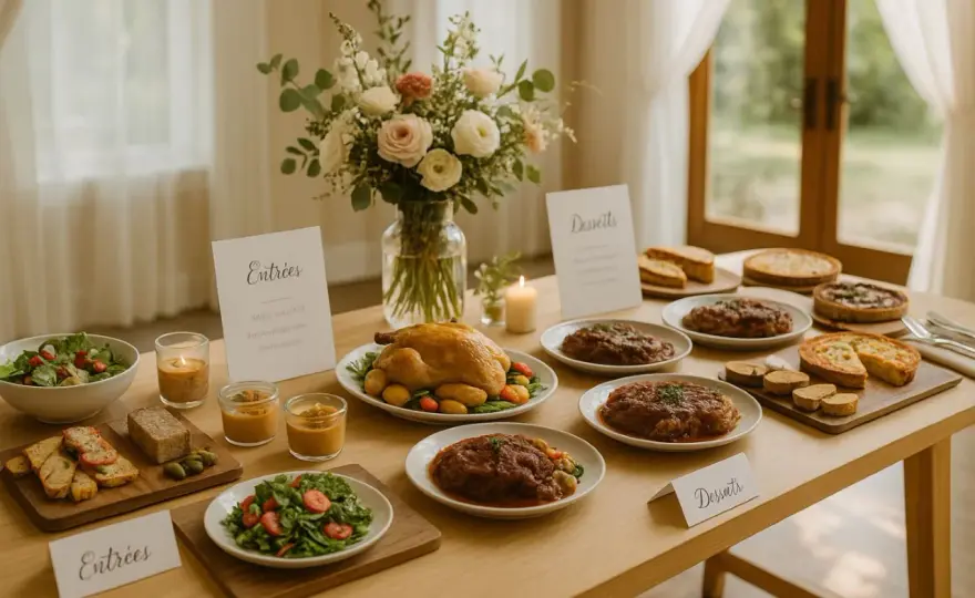 Menu mariage été - Fraîcheur et élégance pour vos invités