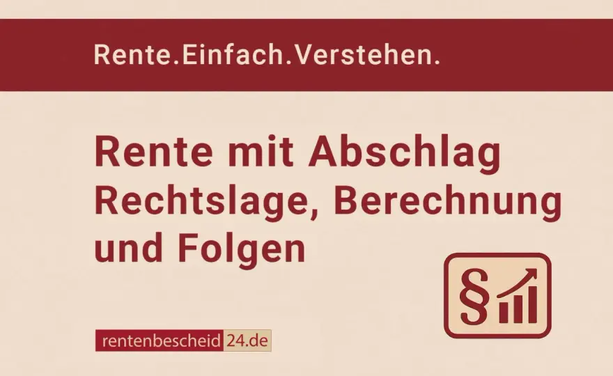Rente mit 63 berechnen - Abschläge und Beispiel