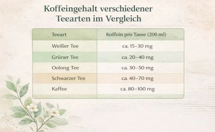 Koffein im Tee - Wie viel ist wirklich drin?