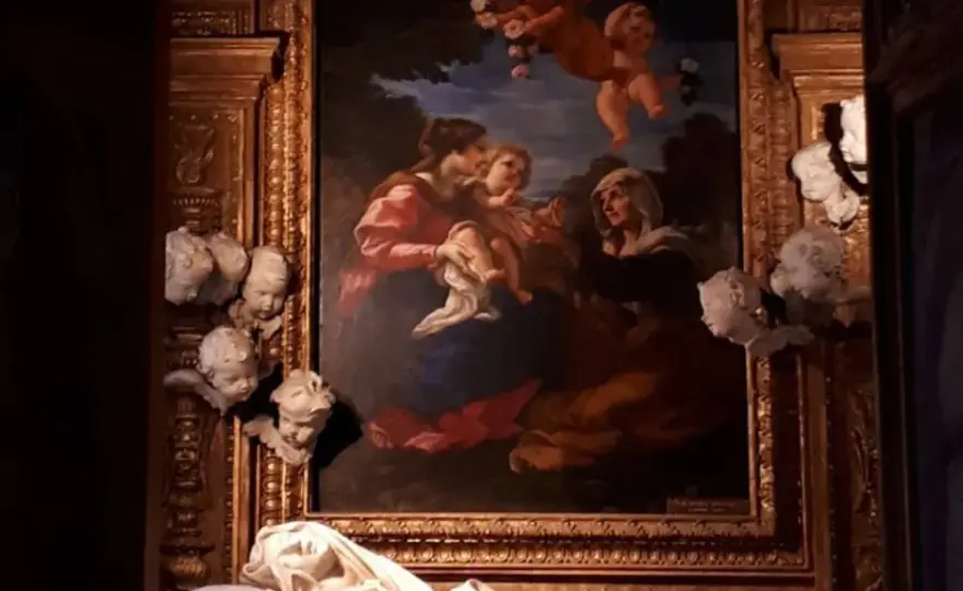 L’Estasi di Ludovica Albertoni di Bernini a Trastevere