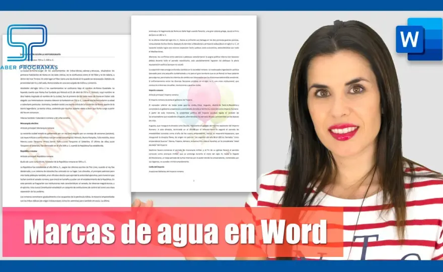 Marca de agua en Word y PDF - Úsala bien sin ensuciar documentos
