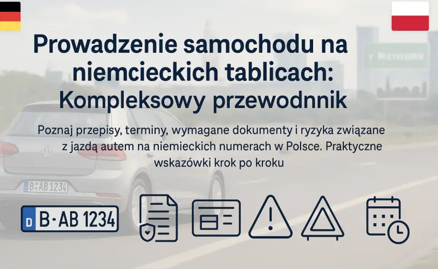 Auto z Niemiec w Polsce: Jak jeździć legalnie? Przepisy i kary