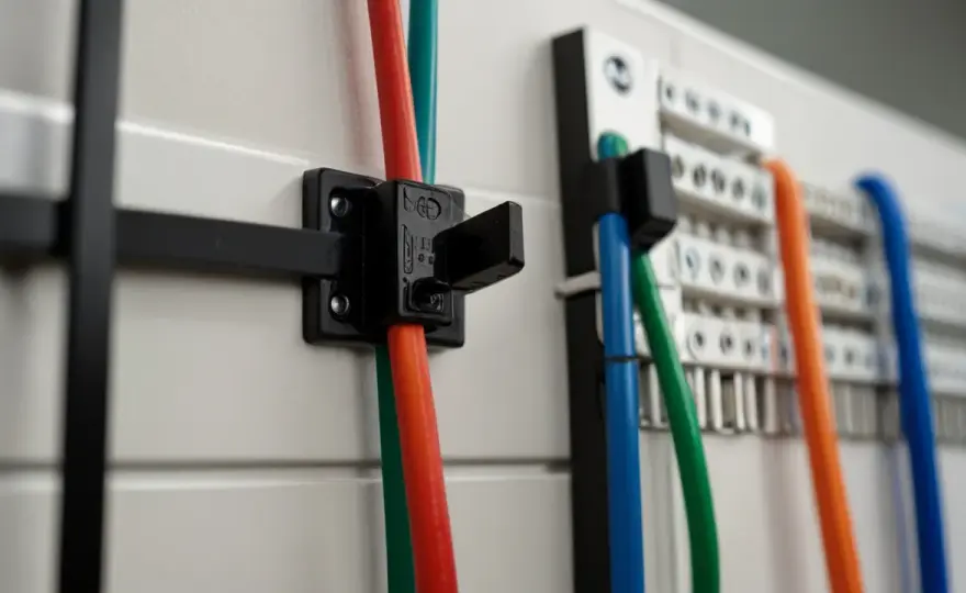 Uchwyt do opasek zaciskowych: Ułatwienie pracy elektryka