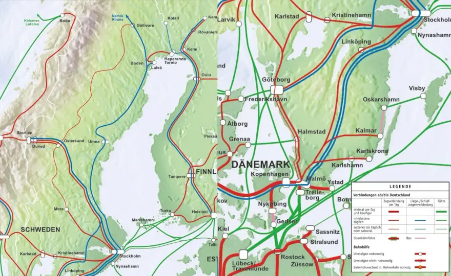 Schweden Bahnnetz - So reist du entspannt & effizient!