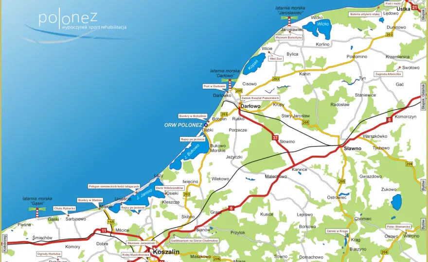 Dąbki - Atrakcje i plan zwiedzania. Jak połączyć morze z jeziorem?