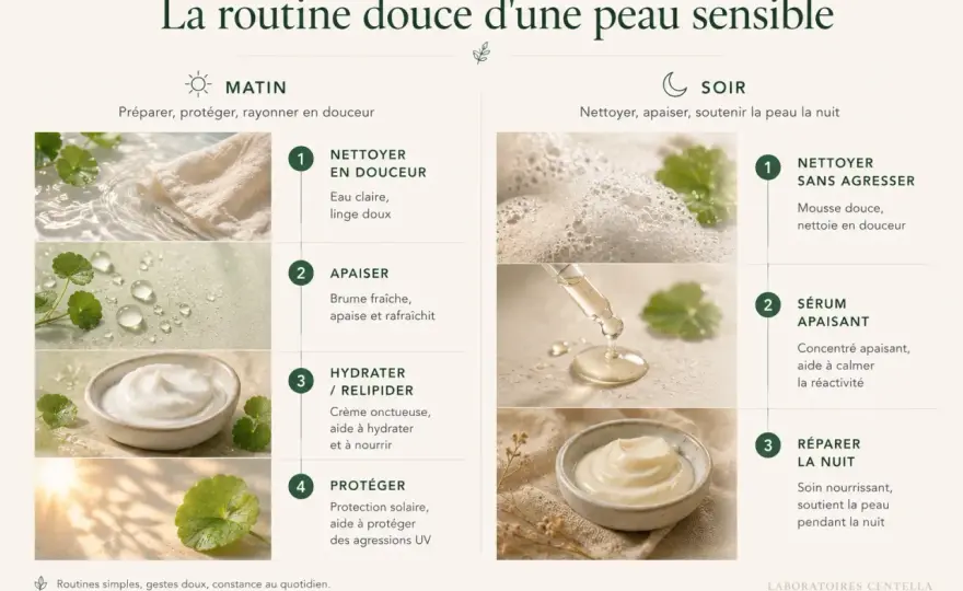 Peau sensible - symptômes et routine pour l’apaiser