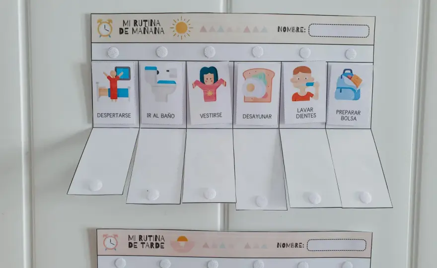Rutinas visuales para niños - ¡Menos caos, más autonomía!