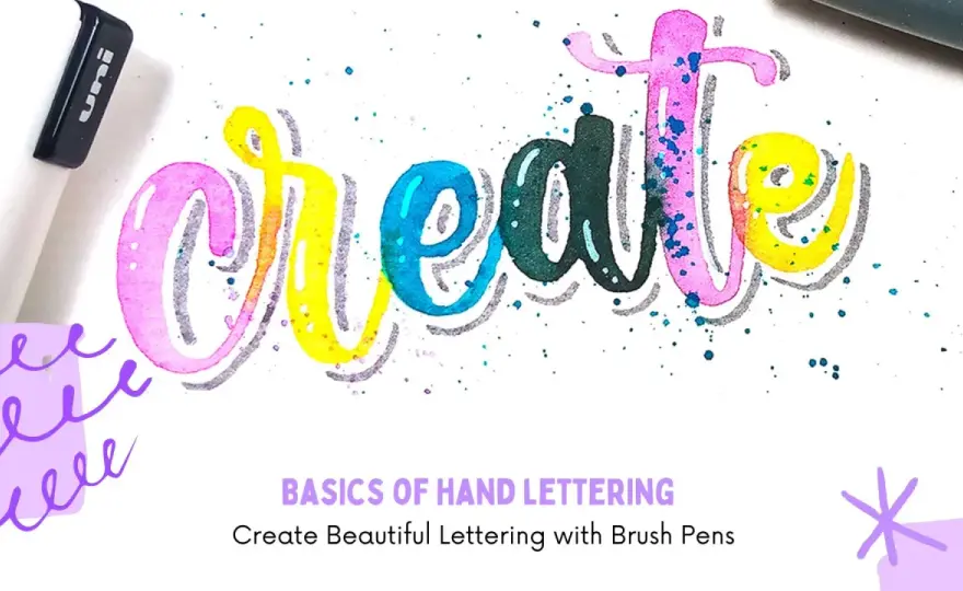 Lettering sin enredos - diferencias, materiales y estilos