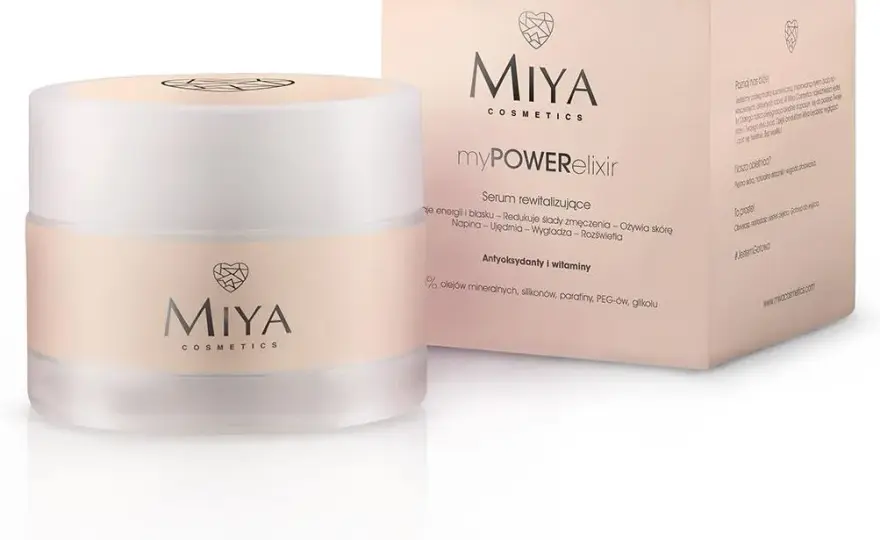 Serum rewitalizujące myPOWERelixir Miya Cosmetics – naturalne składniki i efekty