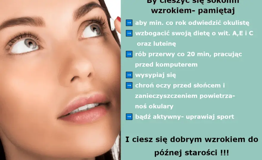 Oczy - Jak dbać o wzrok? Poznaj fakty i chroń oczy!