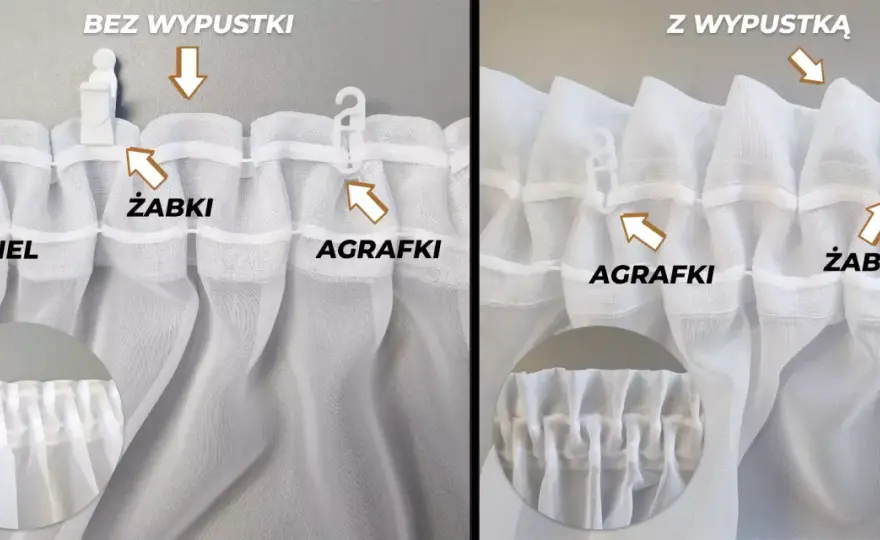 Firany na agrafkach - Jak wieszać równo i bez błędów?