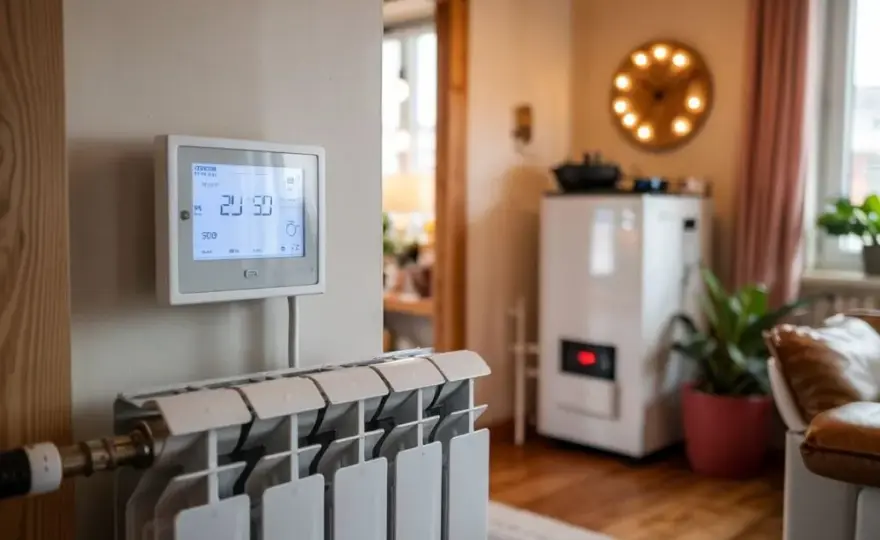 Piec na pellet: jaka temperatura na grzejniki zapewni oszczędności?