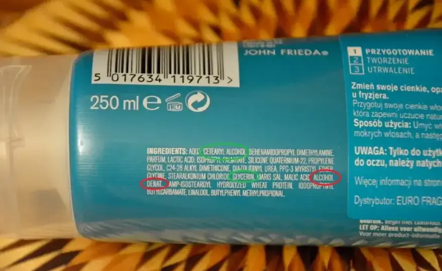 Alcohol Denat. w kosmetykach - kiedy szkodzi skórze?