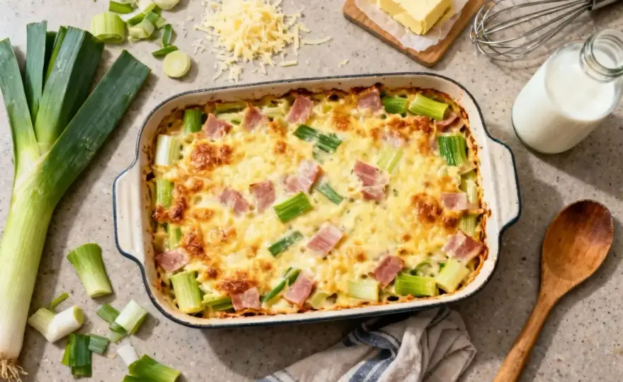 Gratin de poireaux - L'accompagnement parfait pour l'équilibrer