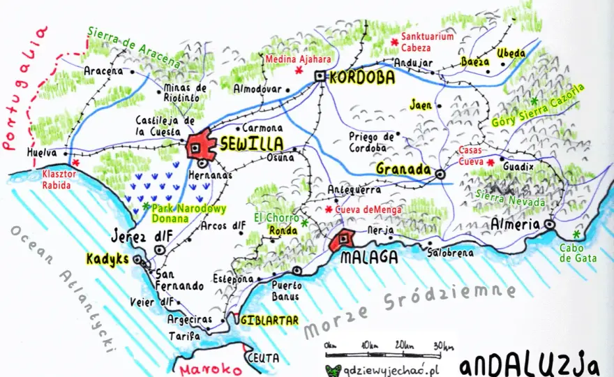 Gdzie leży Malaga - Dlaczego to świetna baza na zwiedzanie Andaluzji?