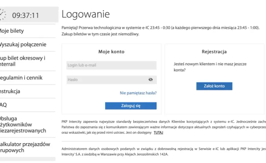 Zwrot biletu Intercity: Jak odzyskać pieniądze krok po kroku?