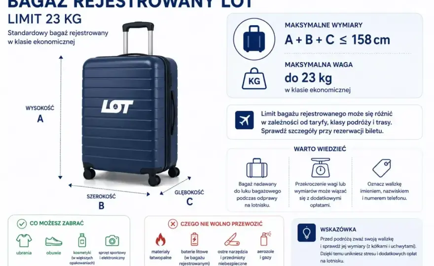 Bagaż rejestrowany - Ile kosztuje? Jak nie przepłacić?