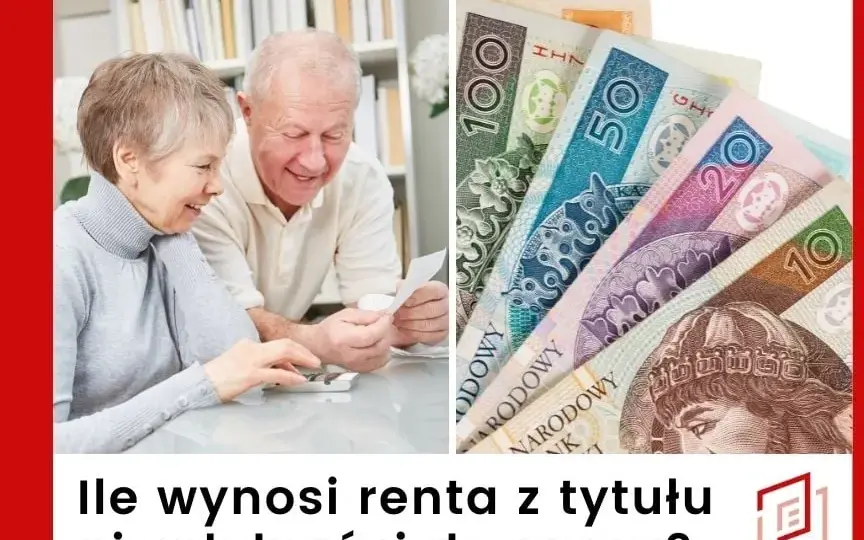 Ile wynosi najniższa renta z tytułu częściowej niezdolności do pracy?