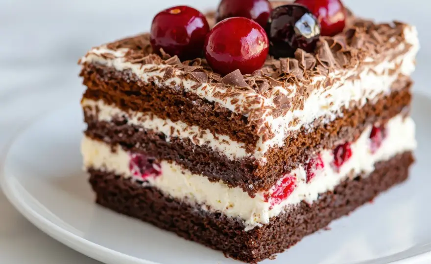 Tort czekoladowy z malinami i mascarpone - prosty sposób na warstwy