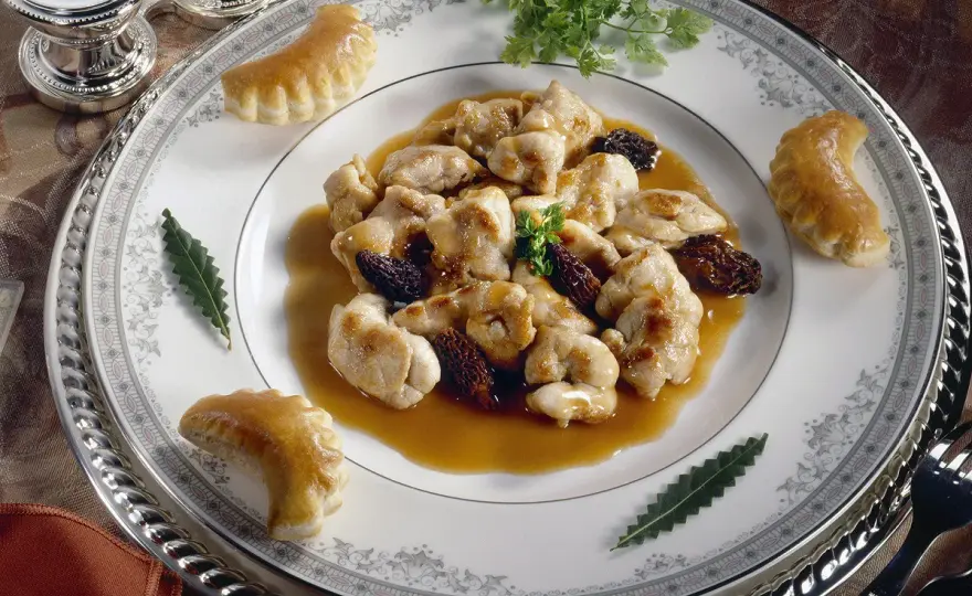 Vin et sauté de veau aux champignons - L'accord parfait