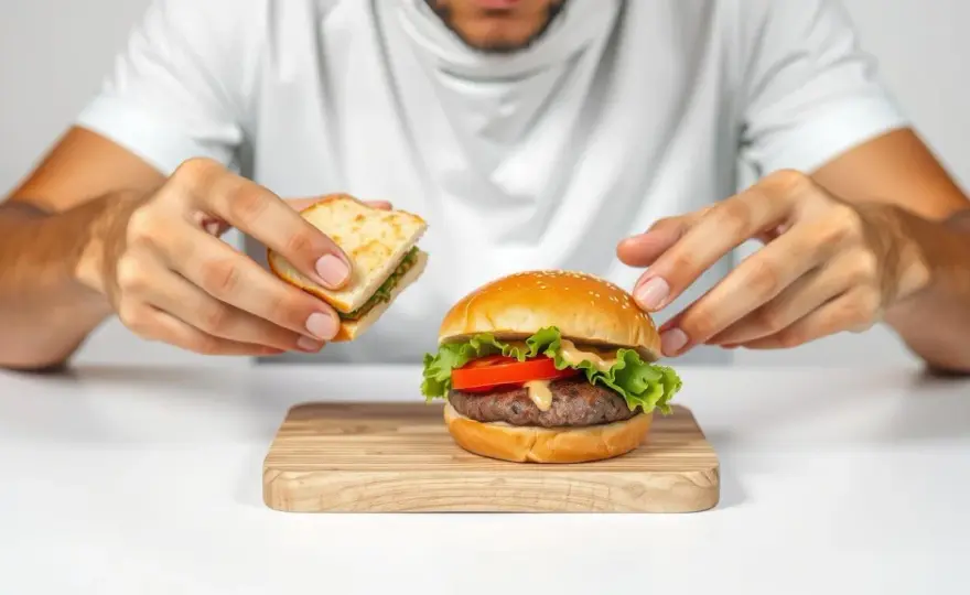 Jak jeść burgera? Sztuczki, które uratują Ci ubranie