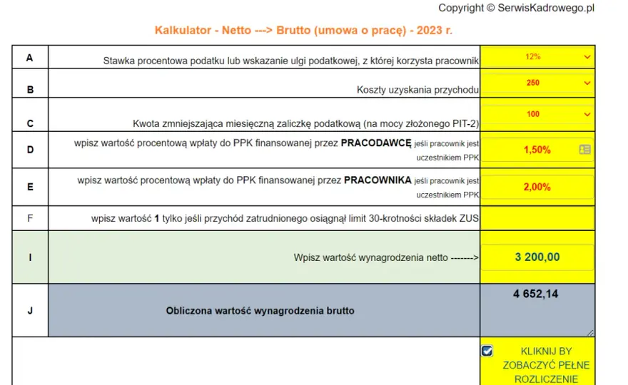 Wynagrodzenie netto 1650 zł: sprawne przeliczenie na kwotę brutto w 3 krokach