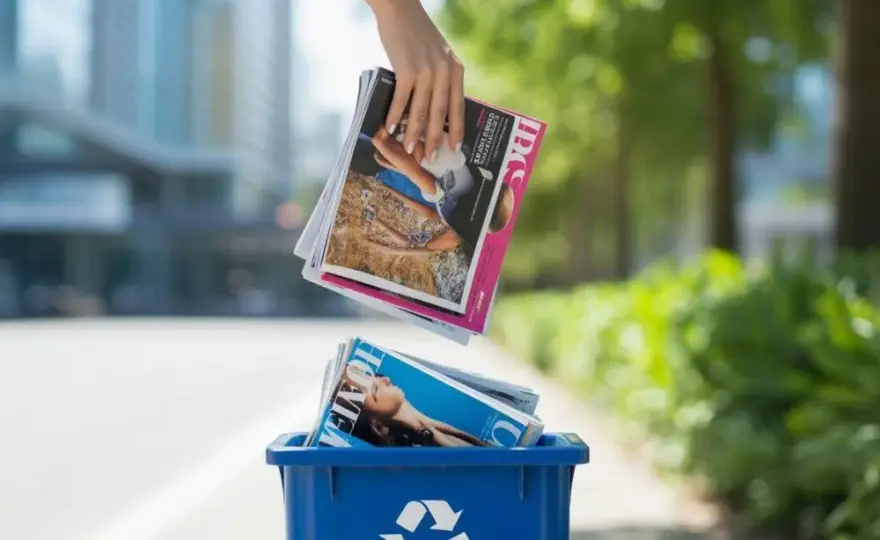 Kolorowe gazety: Do którego pojemnika? Rozwiewam mity!