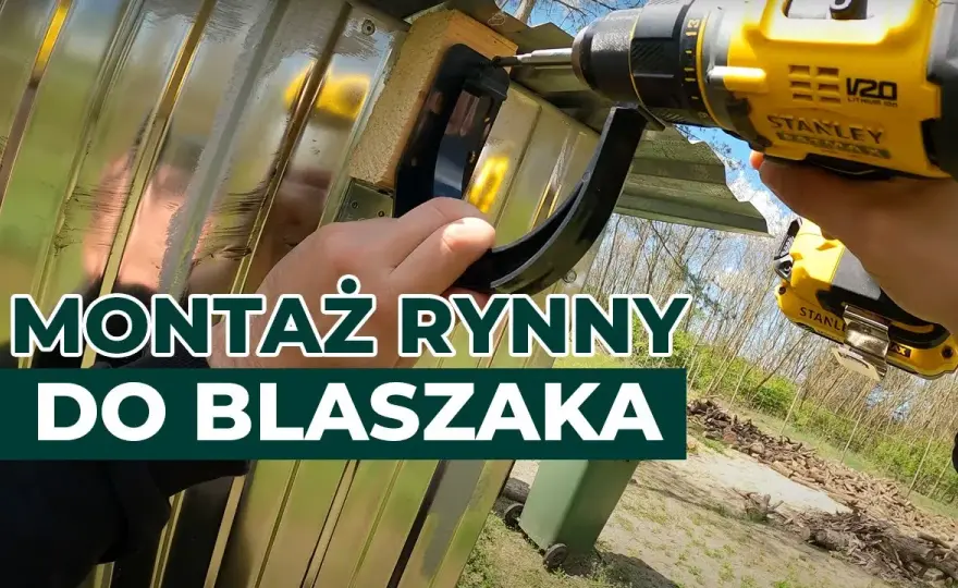 Jak zamontować rynny do garażu blaszanego, aby uniknąć przecieków