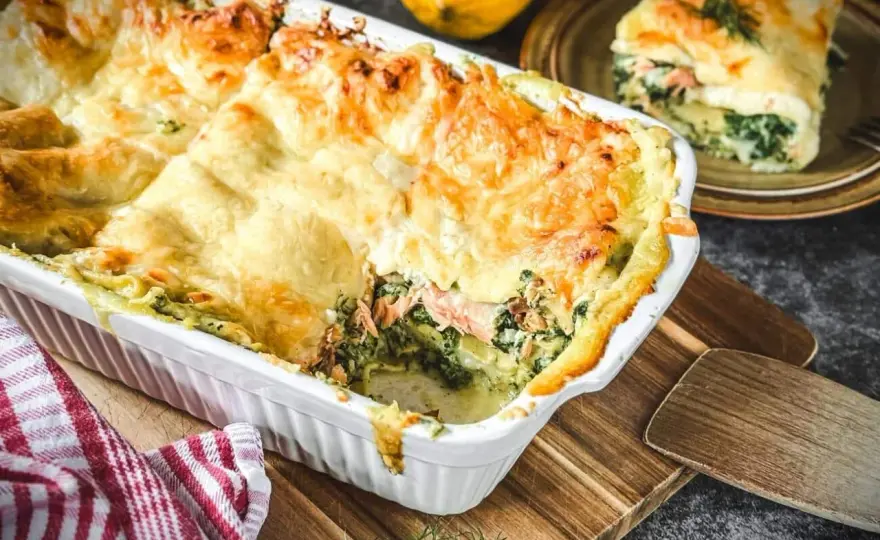 Spinatlasagne – So wird sie cremig & schnittfest