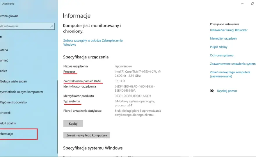 Windows 32 czy 64 bit? Jak sprawdzić wersję systemu?