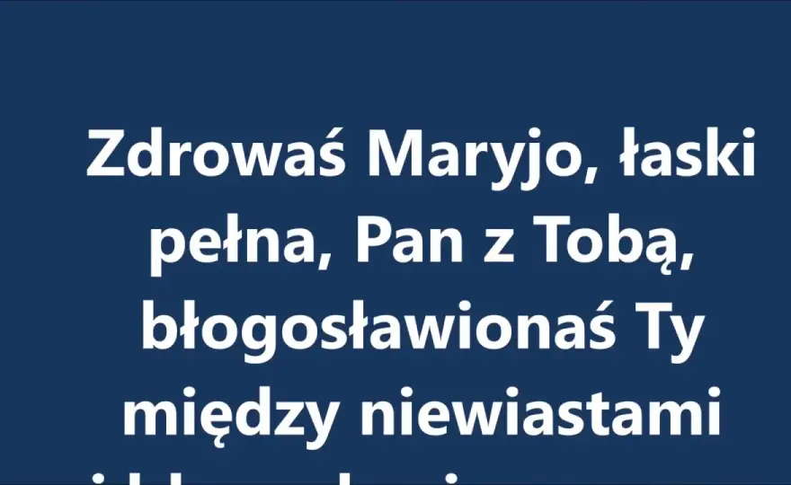 Zdrowaś Maryjo czy Mario - odkryj prawdę o modlitwie i jej znaczeniu
