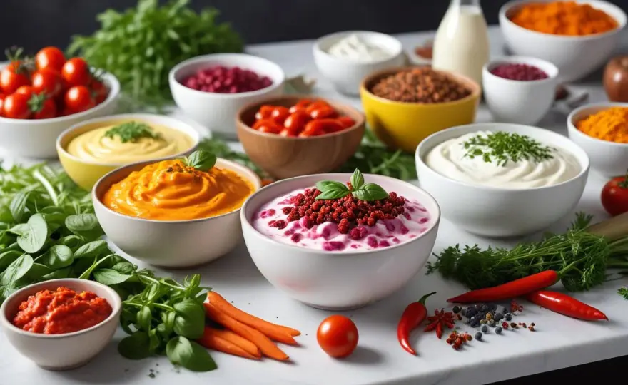 Krämig kalorisnål sås med kvarg och yoghurt