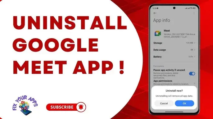 Jak skutecznie usunąć aplikację Google Meet z urządzenia?