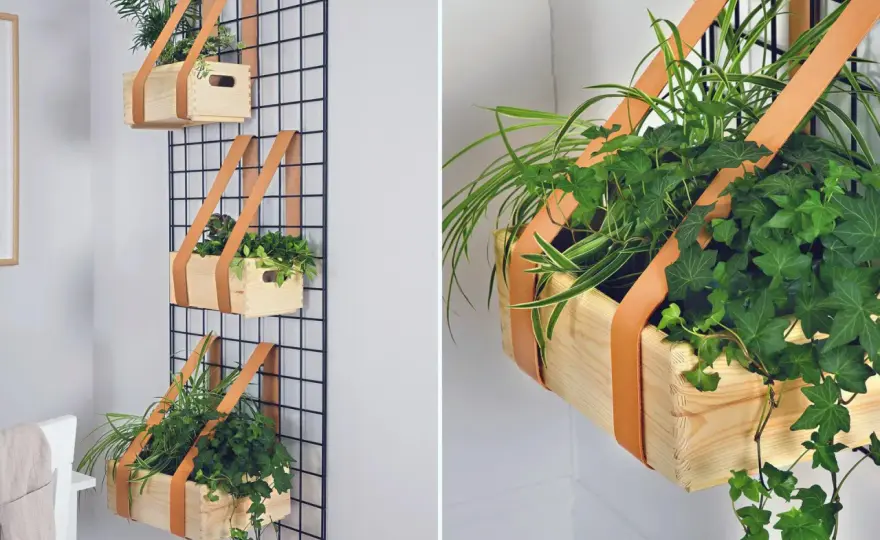 Kwietnik ze skrzynki po jabłkach: Prosty DIY krok po kroku