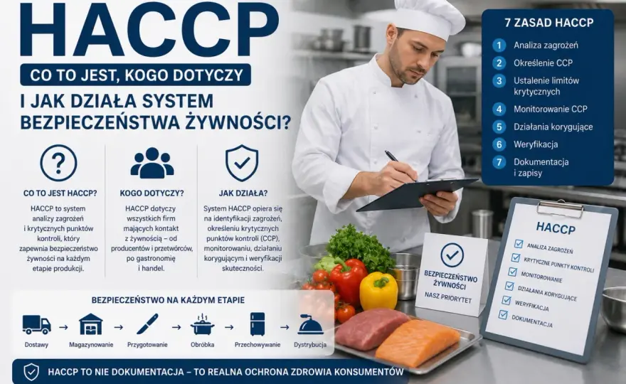 HACCP dla pracownika - uniknij błędów, chroń żywność