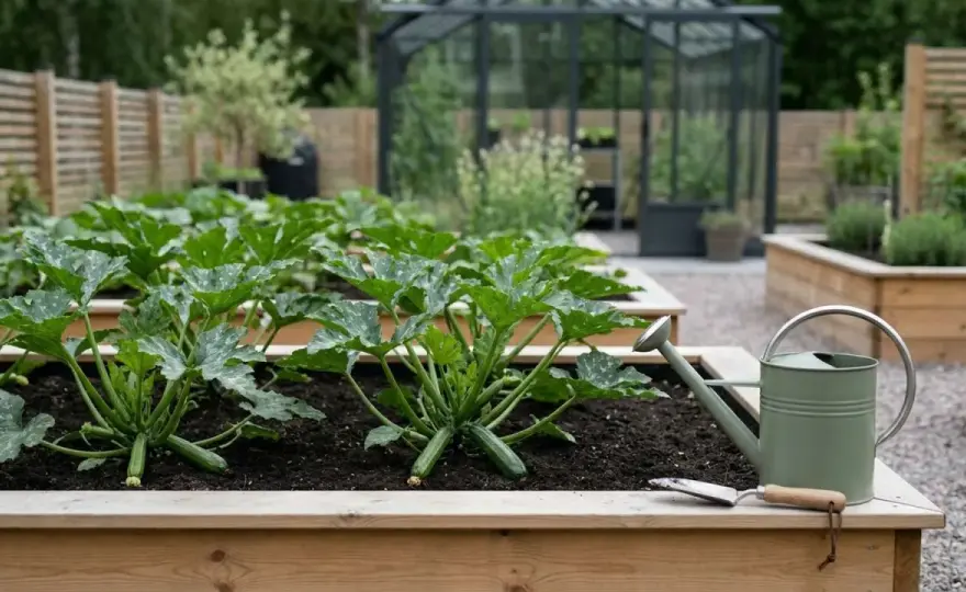 Zucchiniplanta i köksträdgården - så lyckas du från start