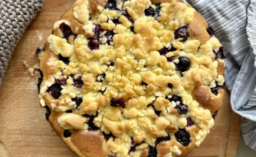 Heidelbeer-Streuselkuchen - So gelingt er perfekt und saftig