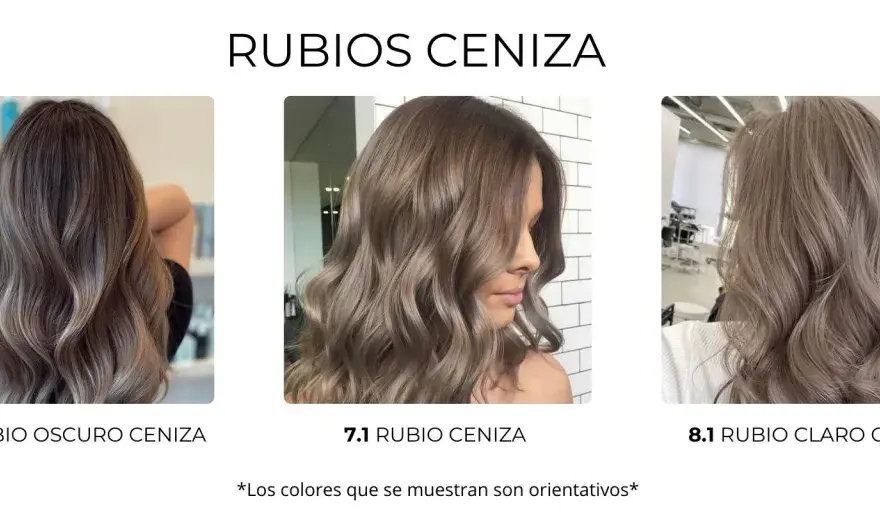 Rubio ceniza en morenas - cómo lograrlo sin que vire a naranja