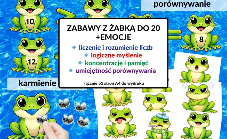Żabka przyjaźni w klasie i przedszkolu. Pomysły na zabawy