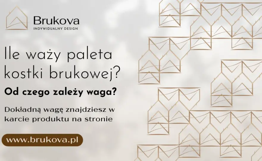 Ile waży paleta kostki brukowej 6 cm? Kluczowe informacje dla Ciebie